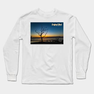 Driftwood Beach on Jekyll Island Long Sleeve T-Shirt